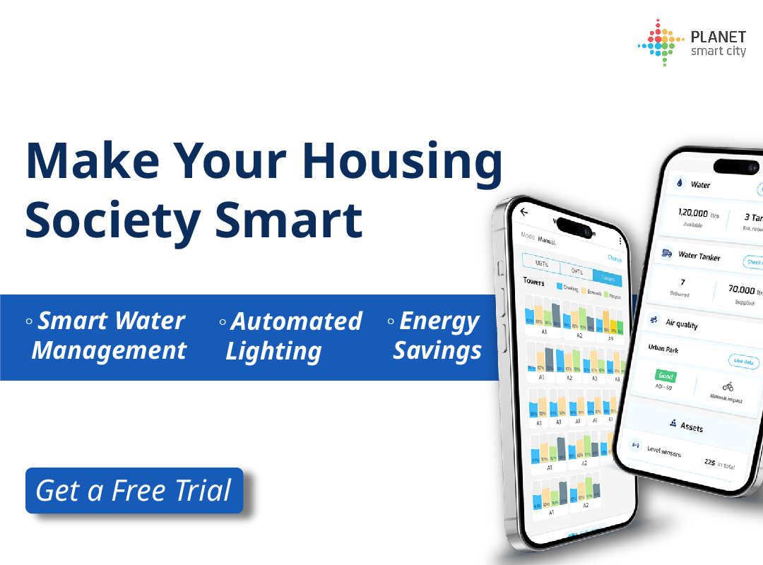 Smart infrastructure management app interface