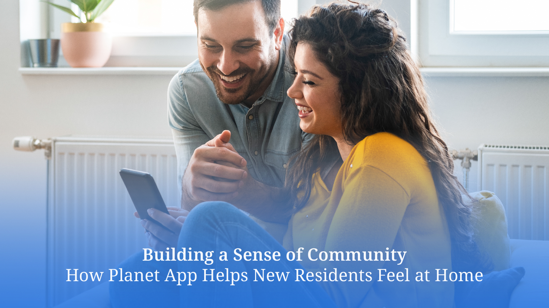 New residents connecting with neighbours through the Planet App in a smart city housing society