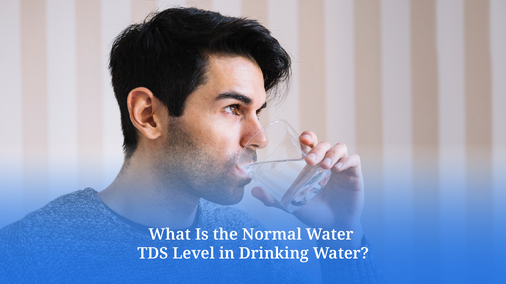 TDS for drinking water