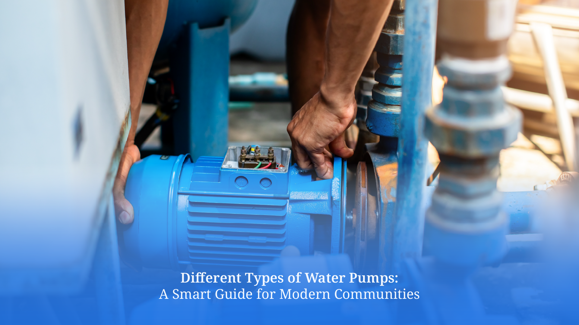 Different types of water pumps